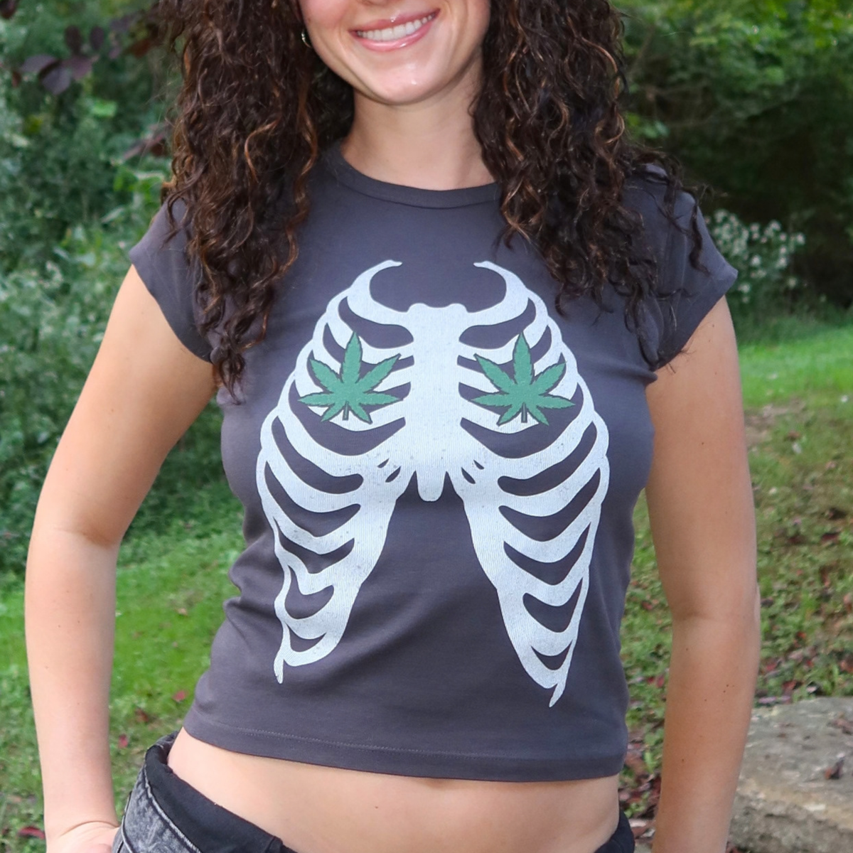 WEED LUNGS BABY TEE