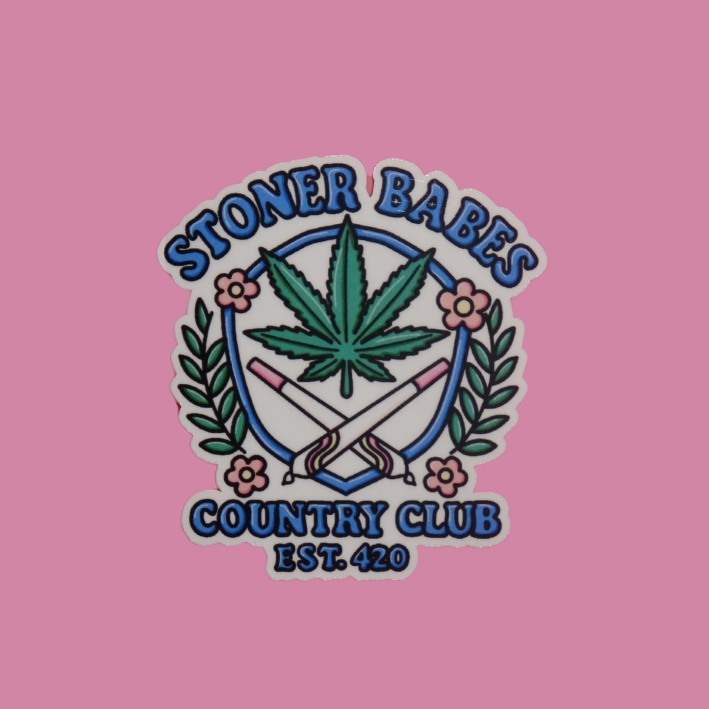STONER COUNTRY CLUB STICKER