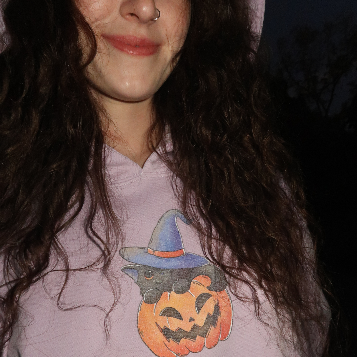 SPOOKY KITTEN HOODIE