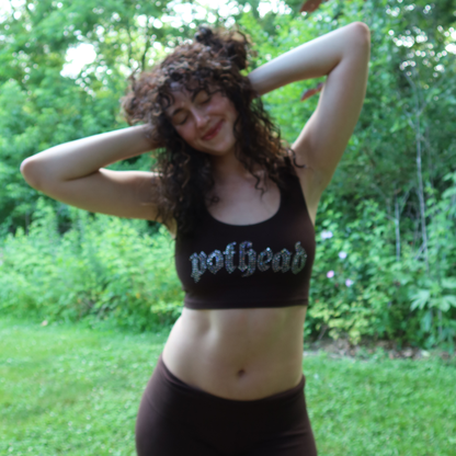POTHEAD COTTON SPANDEX CROP TANK