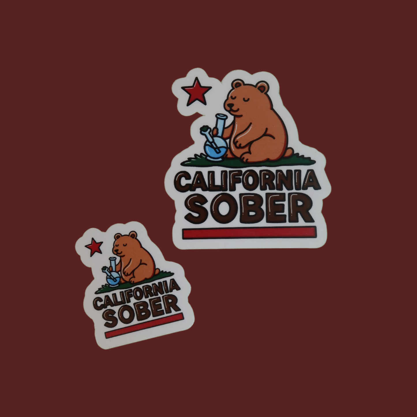 CALI SOBER STICKER