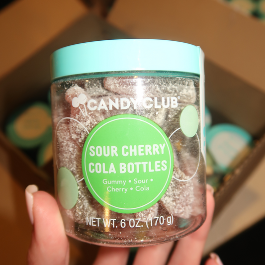 SOUR CHERRY COLA BOTTLE GUMMIES