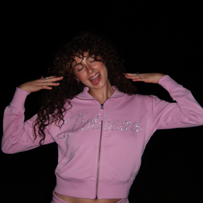 PINK POTHEAD FULL ZIP