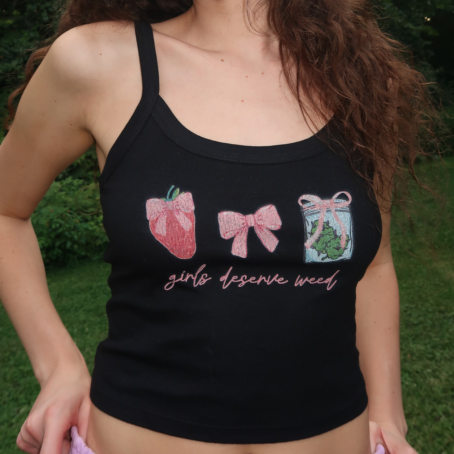 GIRLS DESERVE WEED TANK