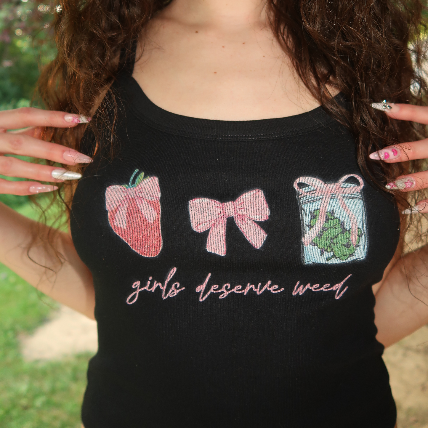 GIRLS DESERVE WEED TANK