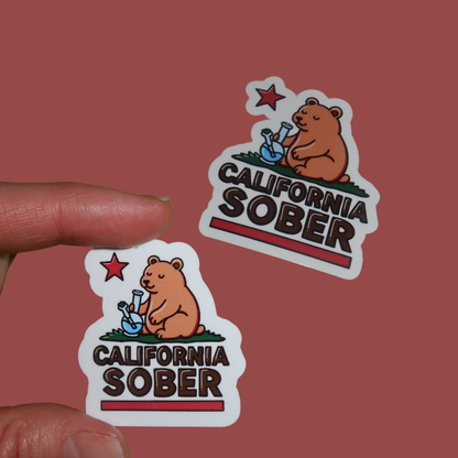 CALI SOBER STICKER