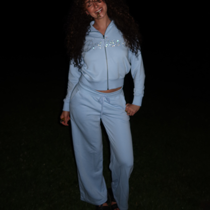 BLUE POTHEAD SWEATPANTS
