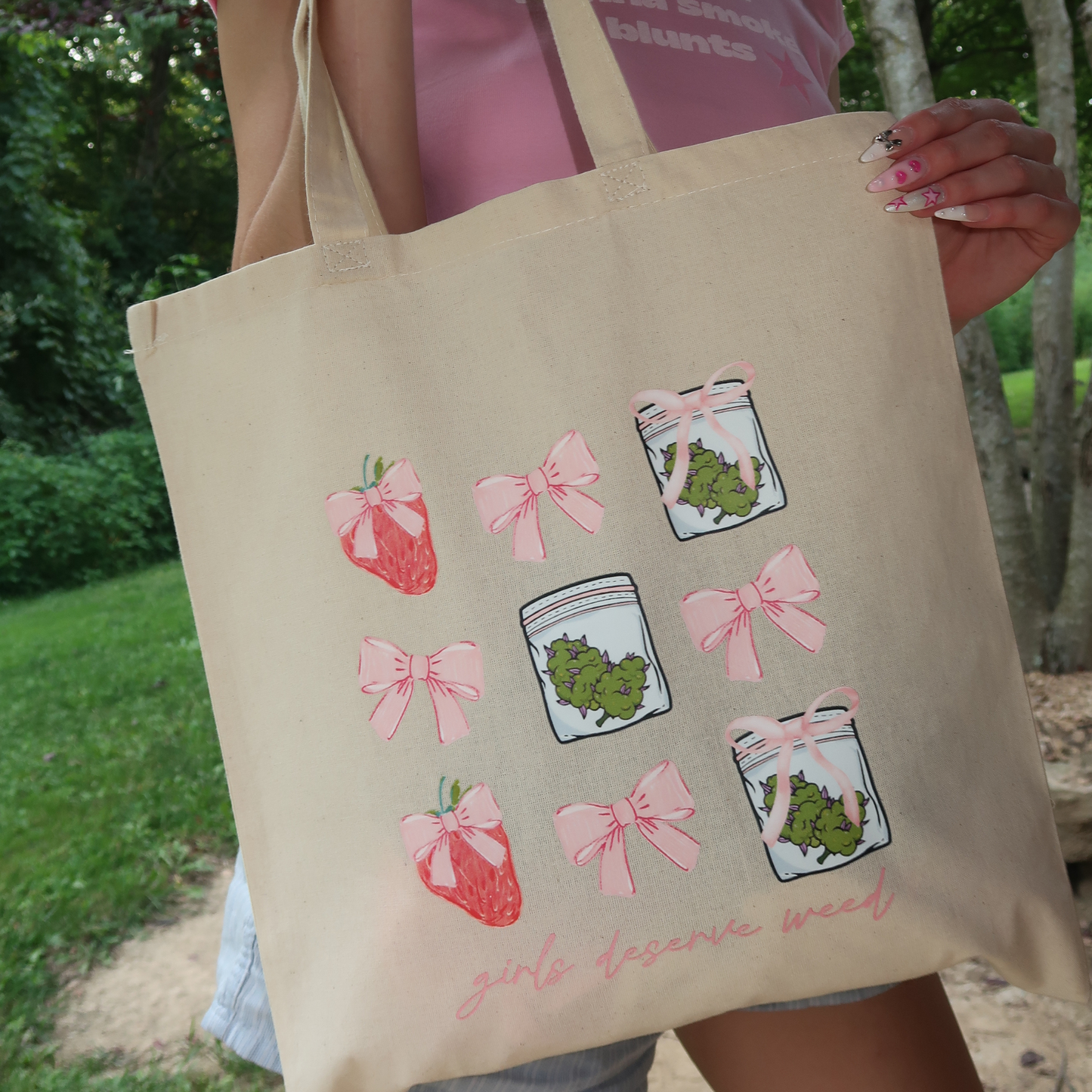 GIRLS DESERVE WEED TOTE