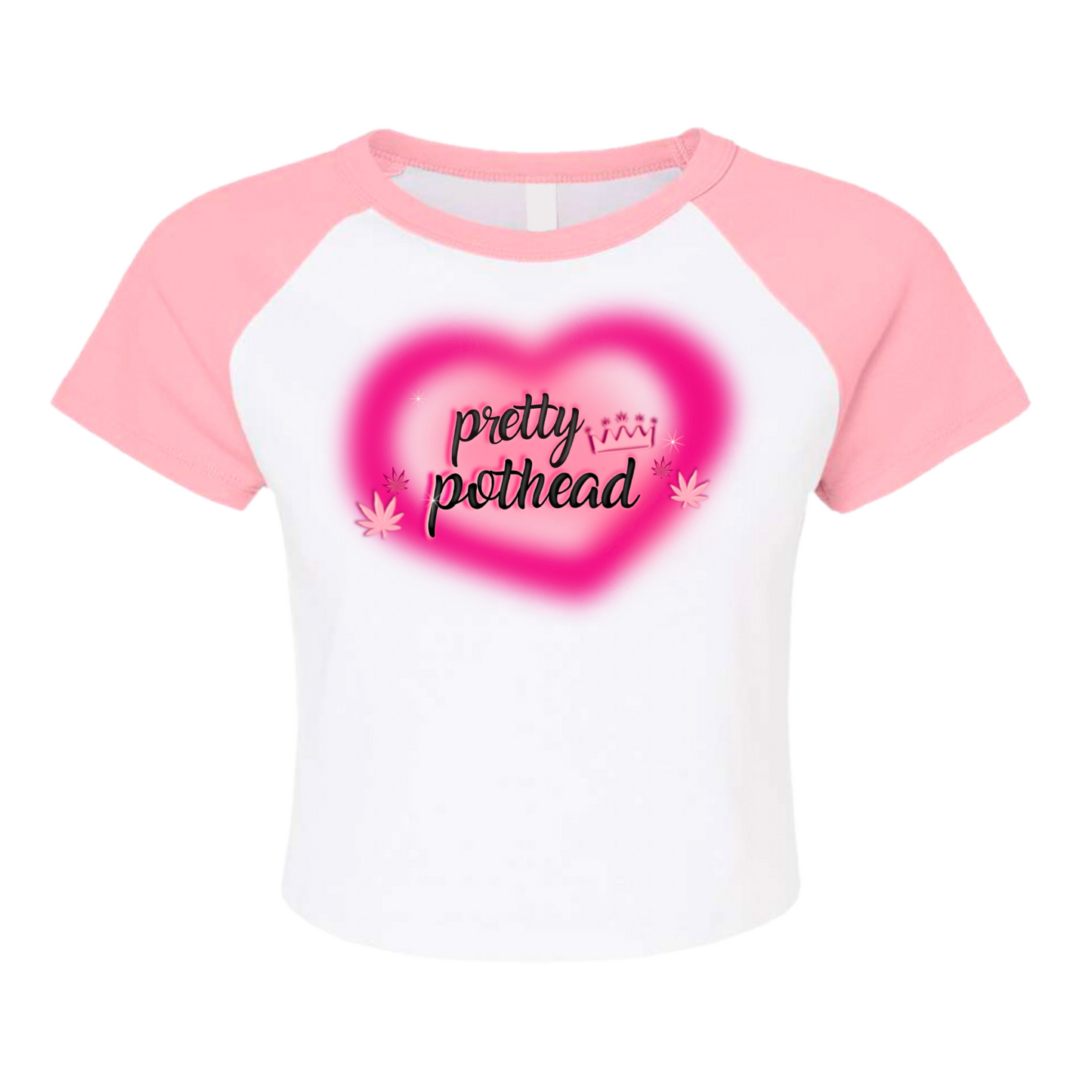 PRETTY POTHEAD COLOR BLOCK BABY TEE