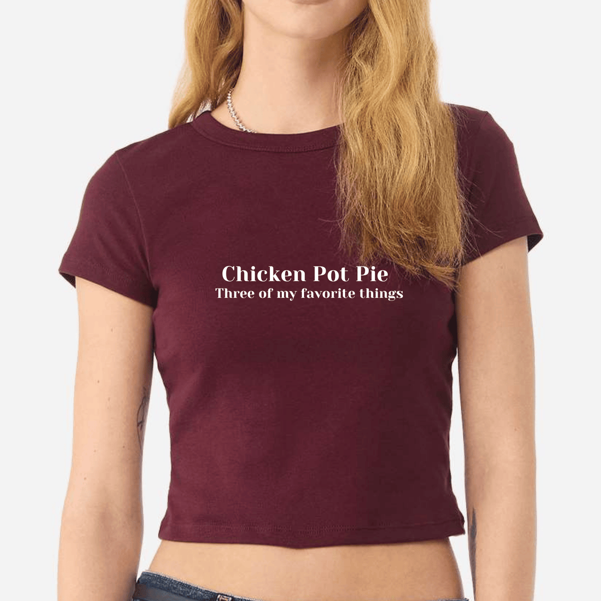 CHICKEN POT PIE BABY TEE