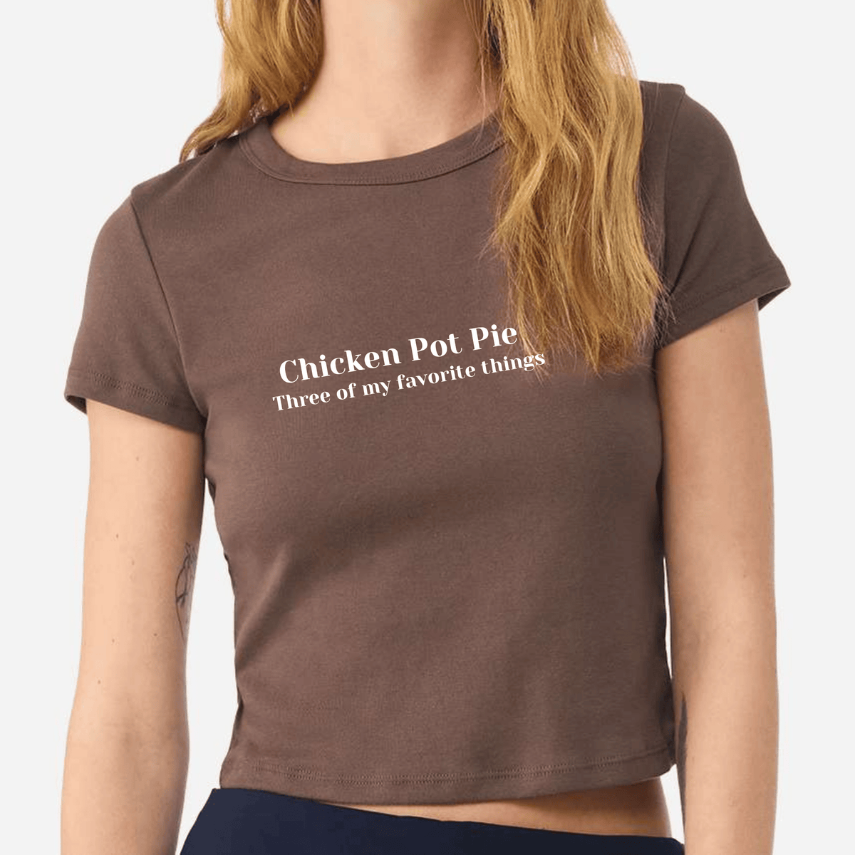 CHICKEN POT PIE BABY TEE