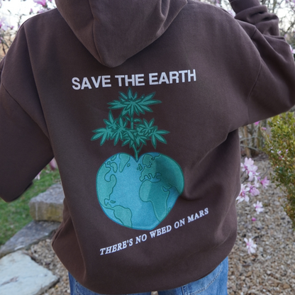 NO WEED ON MARS HOODIE