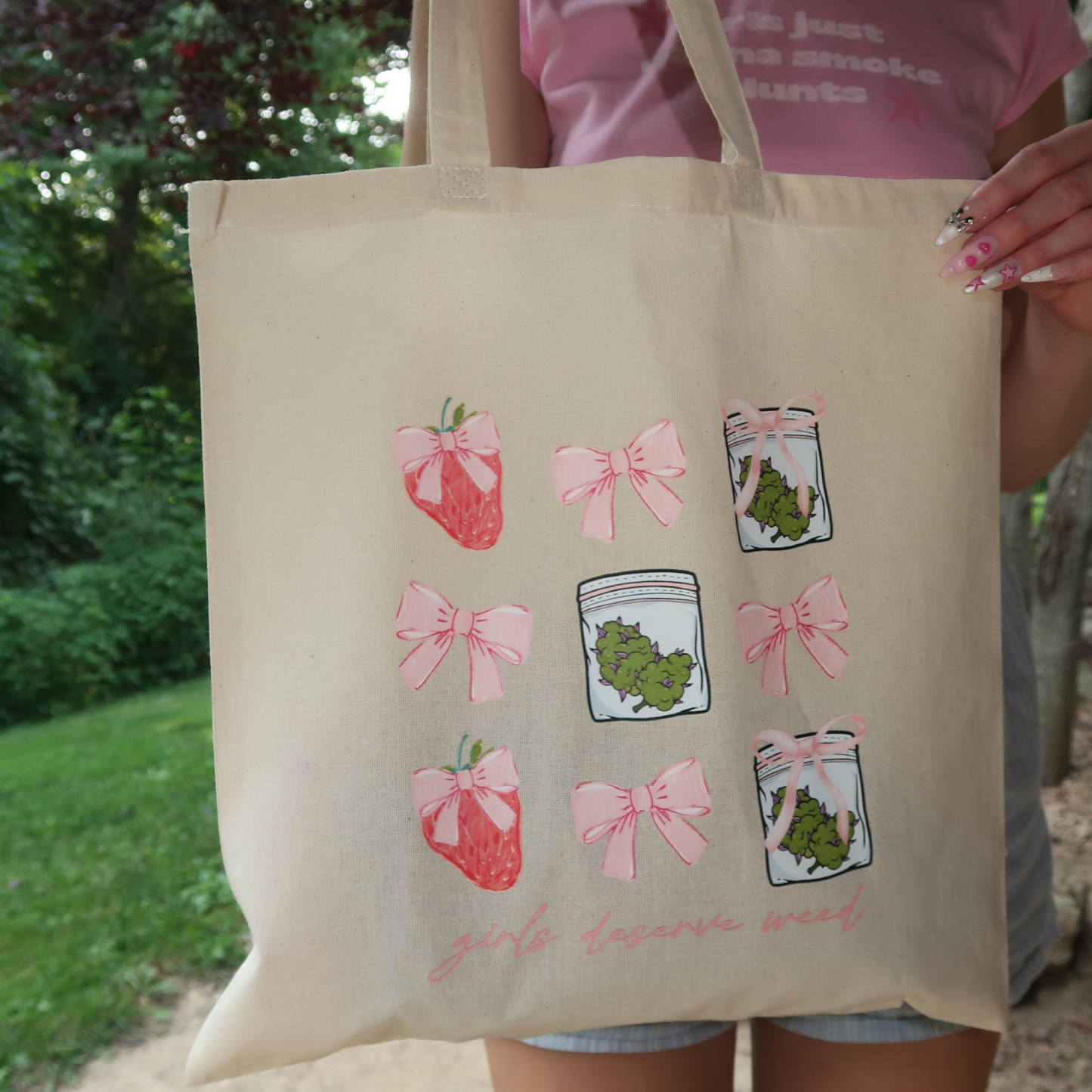 GIRLS DESERVE WEED TOTE