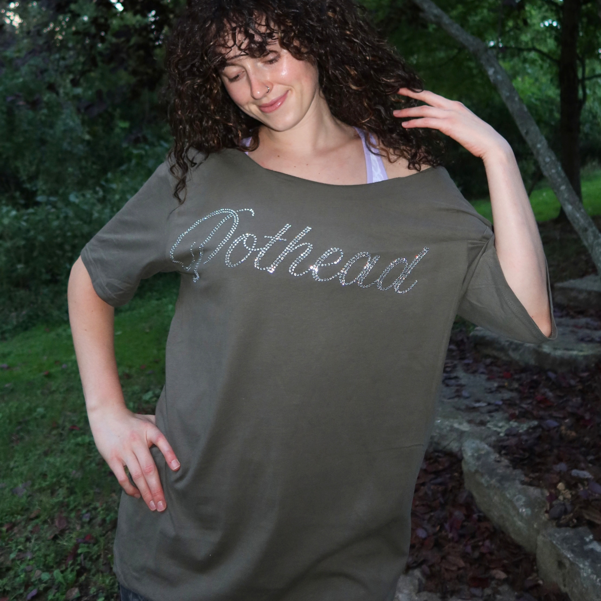 CURSIVE POTHEAD TEE