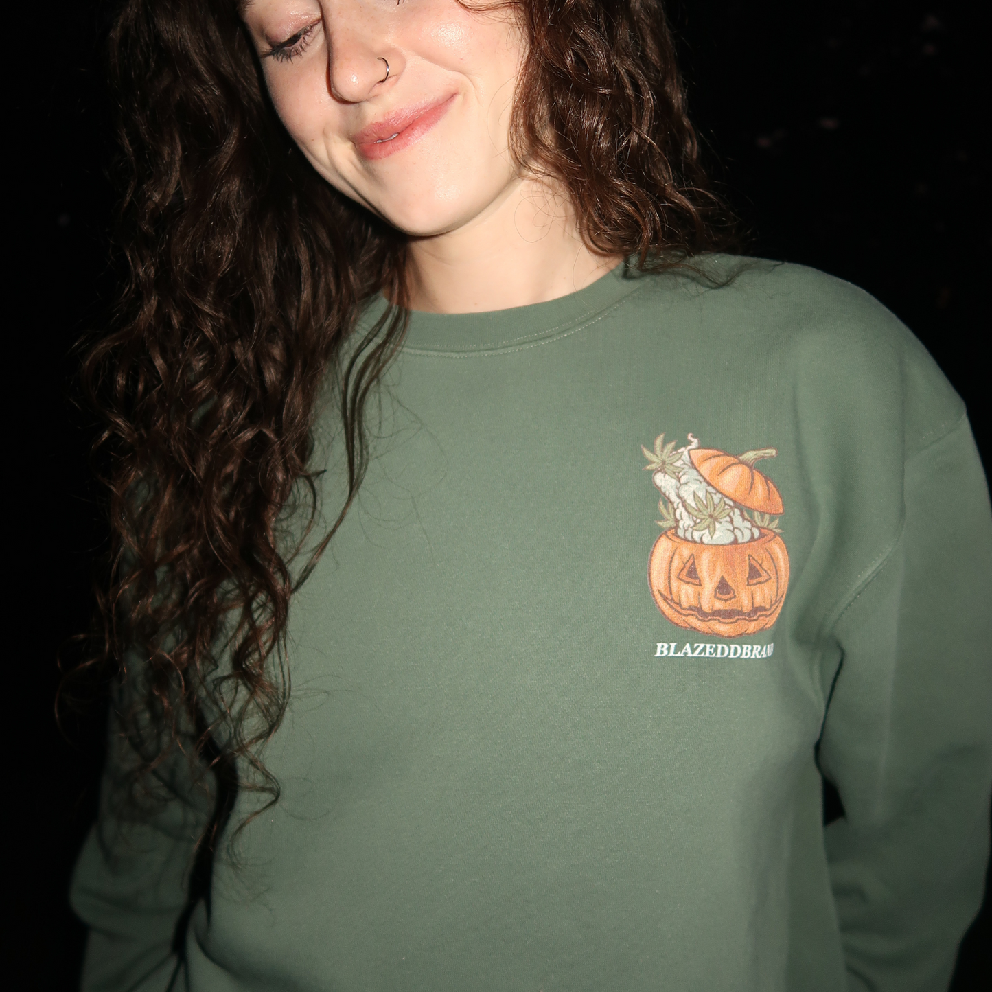 PUMPKIN HEAD SWEATSHIRT