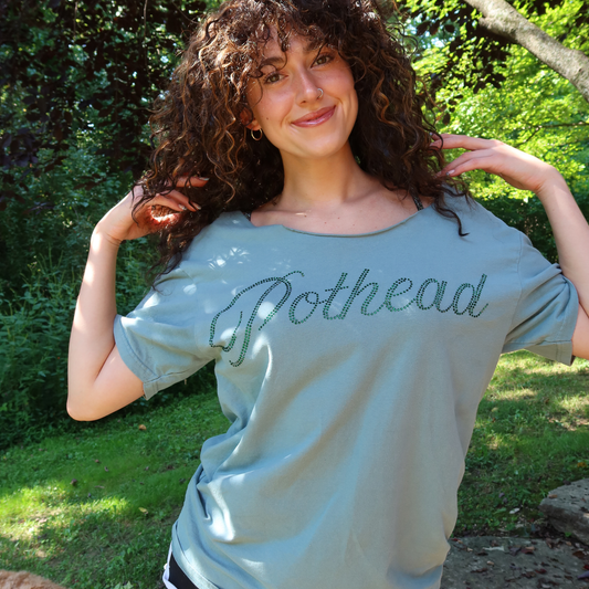 CURSIVE POTHEAD TEE