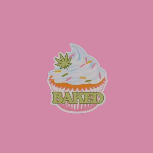 BAKED CUPCAKE STICKER