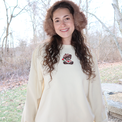HOPELESS ROMANTIC TEDDY BEAR CREWNECK