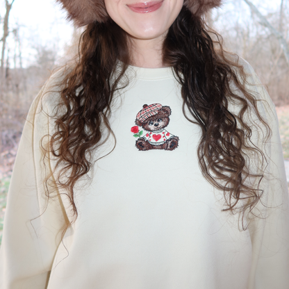 HOPELESS ROMANTIC TEDDY BEAR CREWNECK