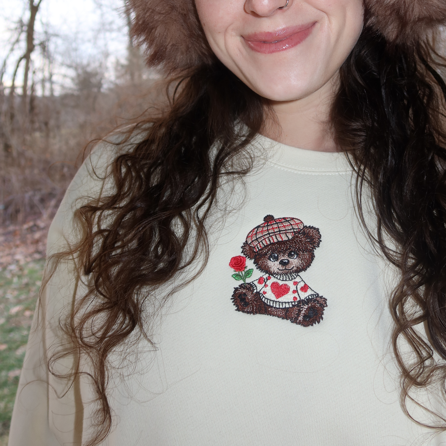 HOPELESS ROMANTIC TEDDY BEAR CREWNECK