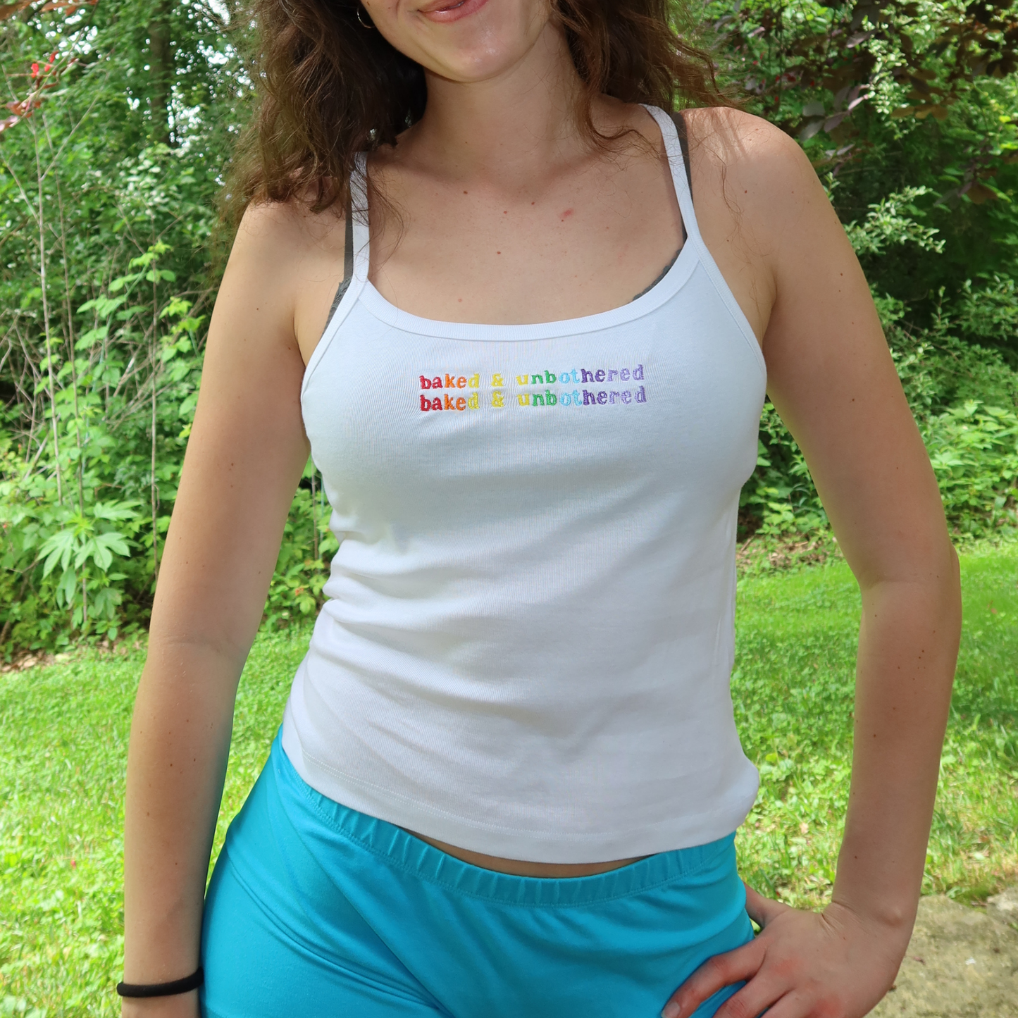 PRIDE EDITION BAKED & UNBOTHERED TANK TOP