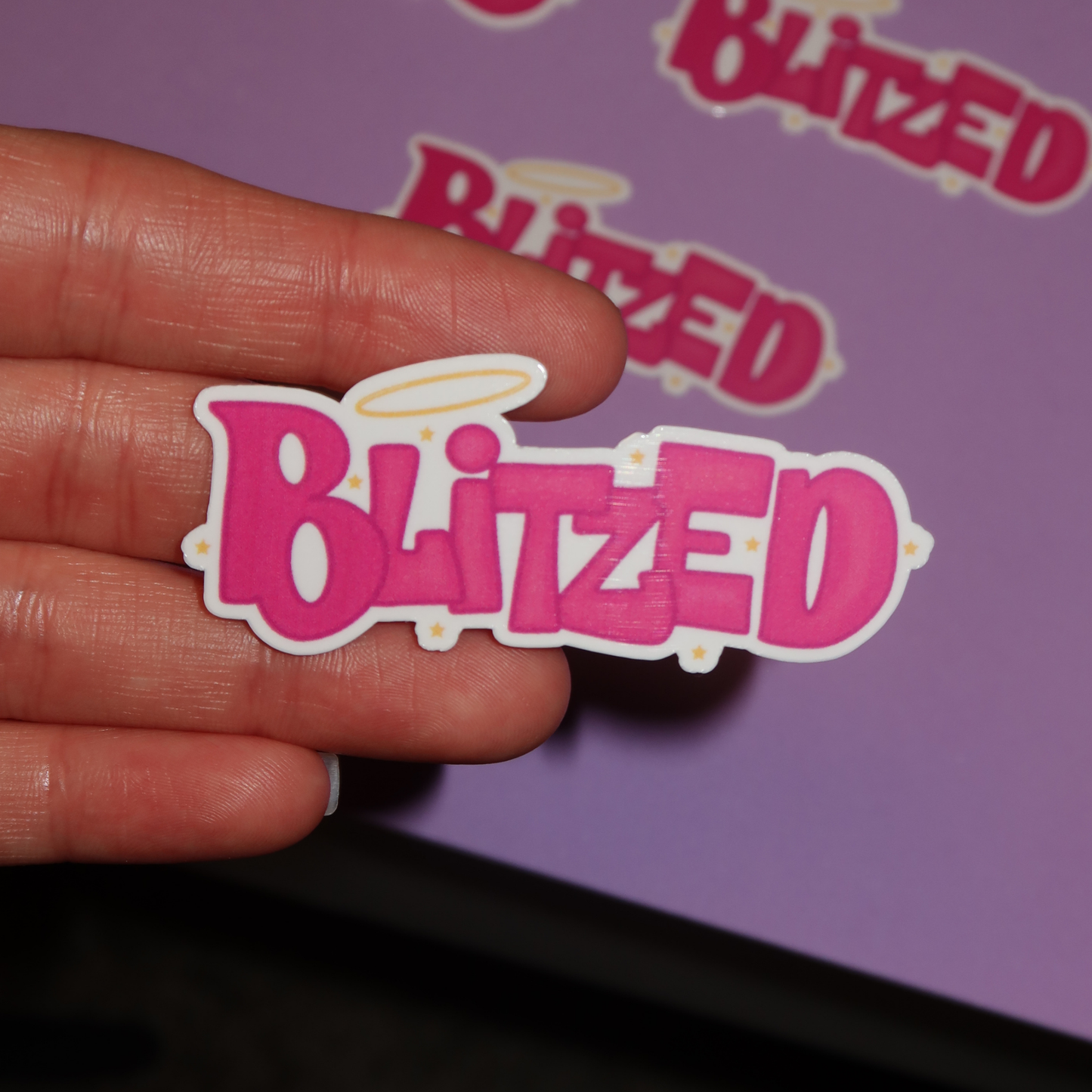 BLITZED STICKER