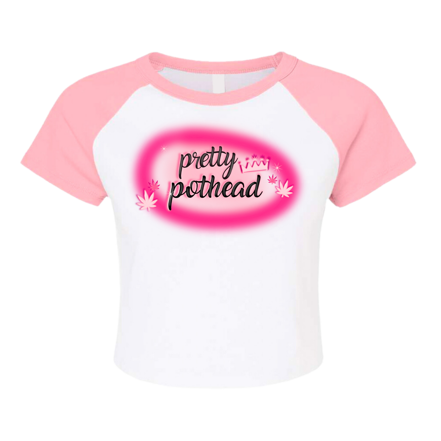 PRETTY POTHEAD COLOR BLOCK BABY TEE