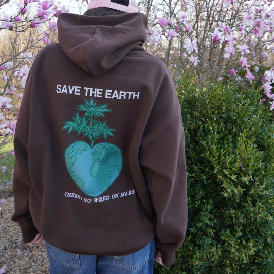 NO WEED ON MARS HOODIE