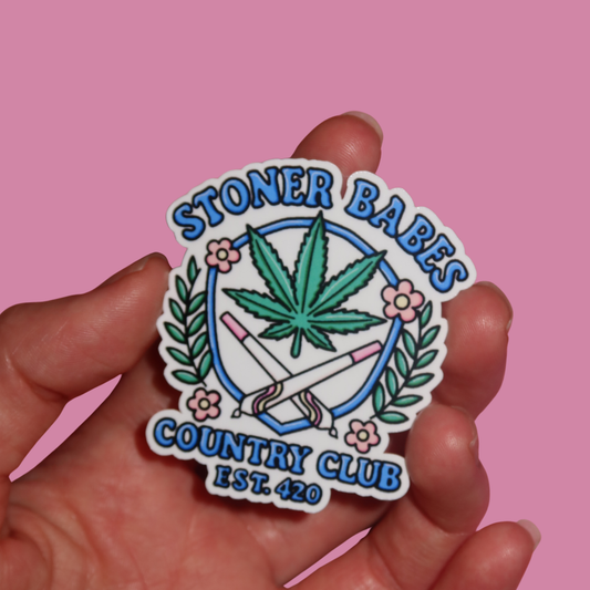 STONER COUNTRY CLUB STICKER