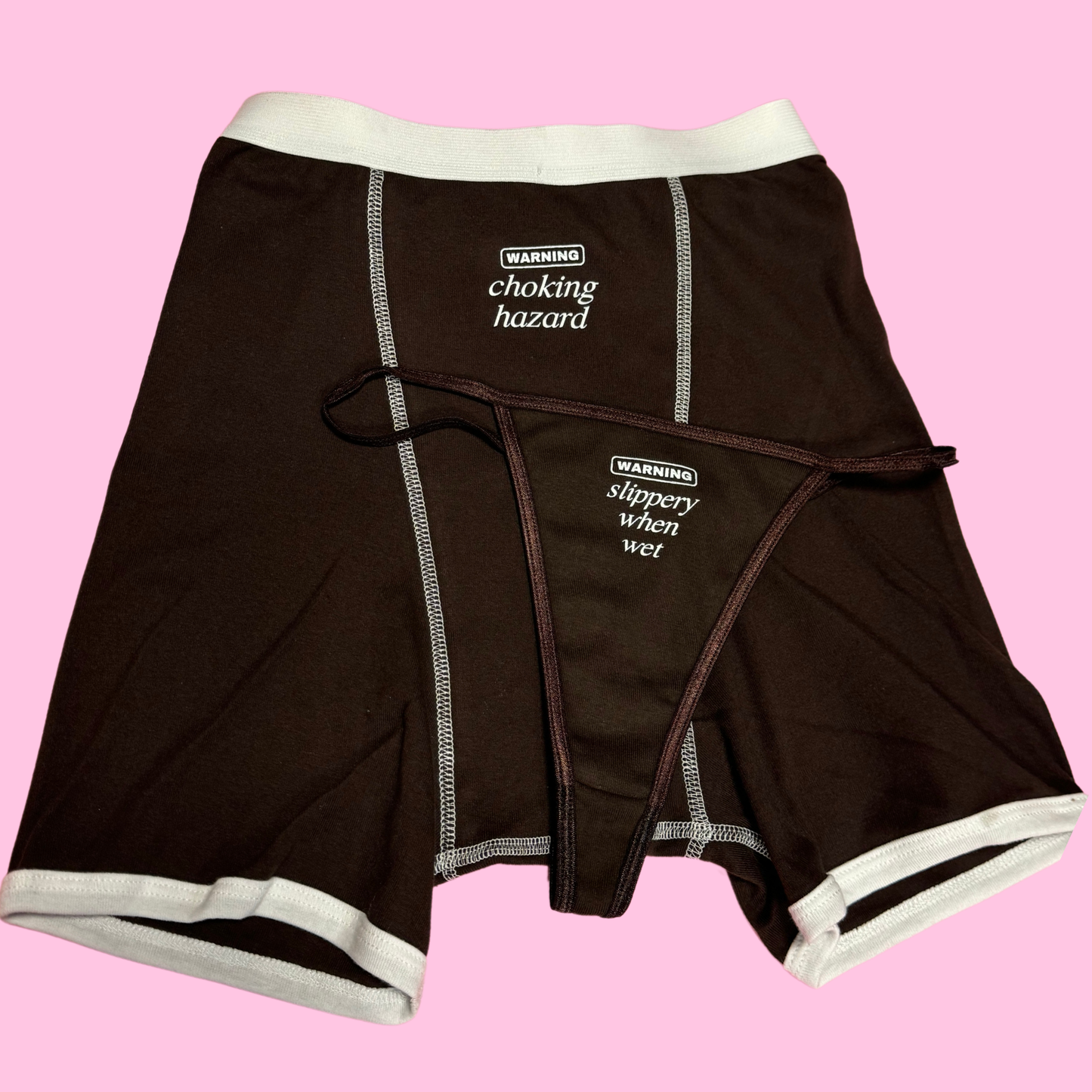 CHOKING HAZARD BOXER BRIEFS