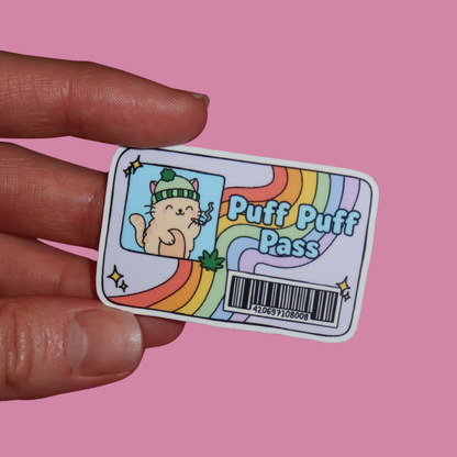 PUFF PUFF PASS STICKER