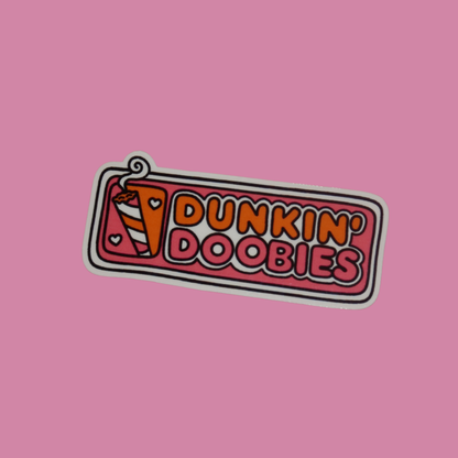 DUNKIN DOOBIES STICKER