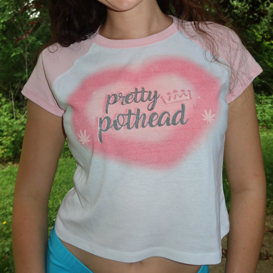 PRETTY POTHEAD BABY TEE