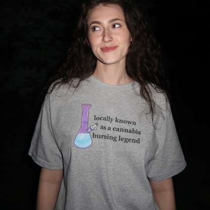 CANNABIS BURNING LEGEND TEE SHIRT