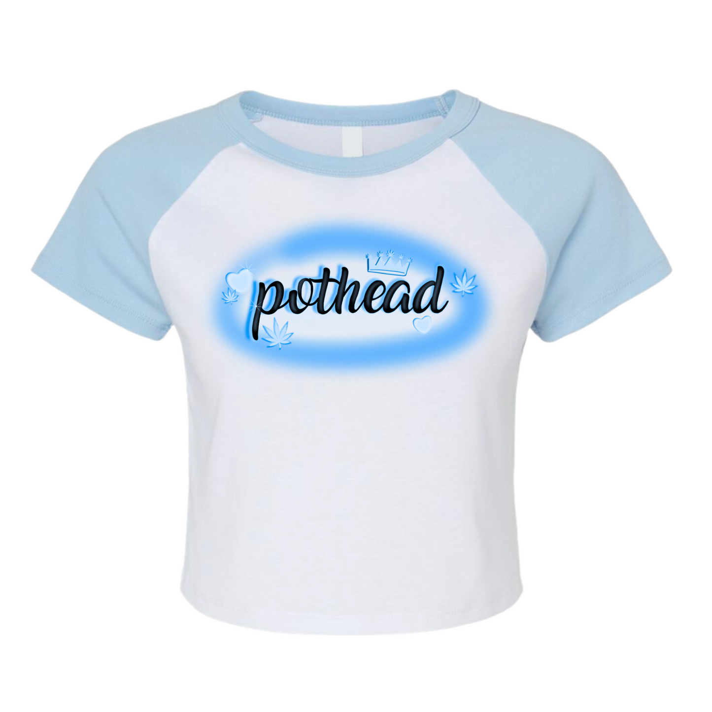 PRETTY POTHEAD COLOR BLOCK BABY TEE