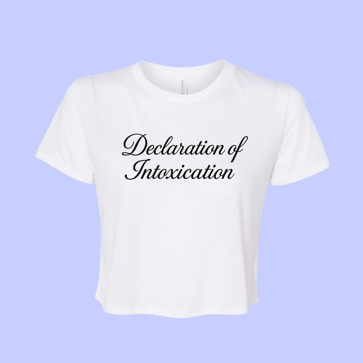 DECLARATION OF INTOXICATION TANK