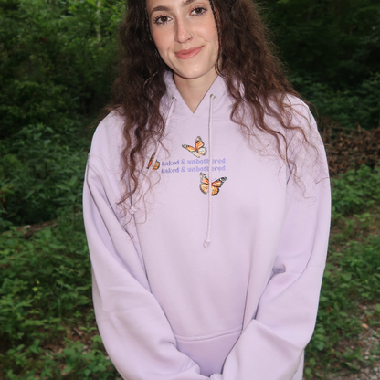 BUTTERFLY BAKED & UNBOTHERED HOODIE