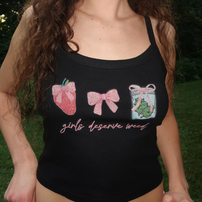 GIRLS DESERVE WEED TANK