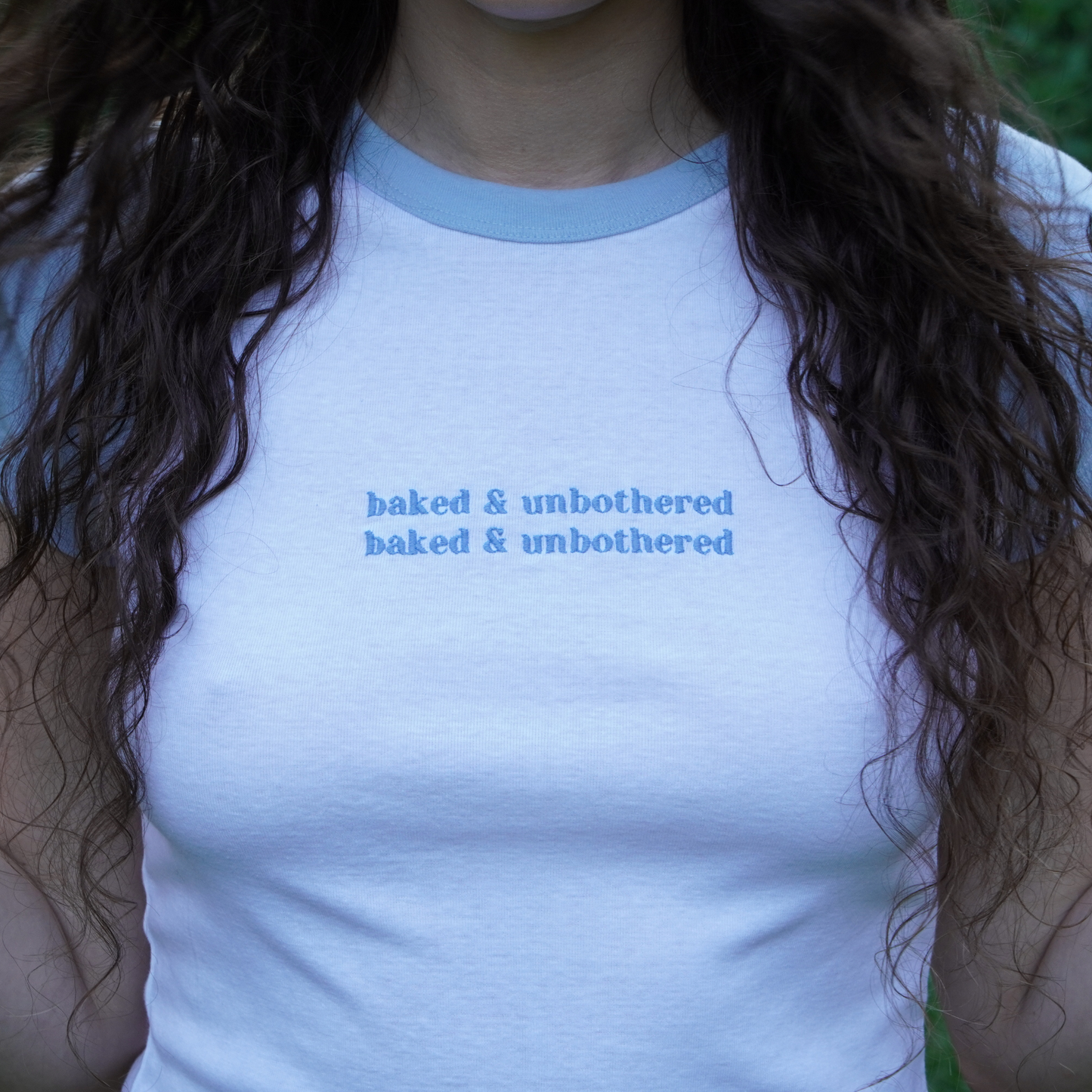 BAKED & UNBOTHERED BABY TEE